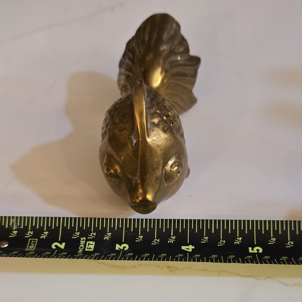 Source Unknown Bronze Fish Decor